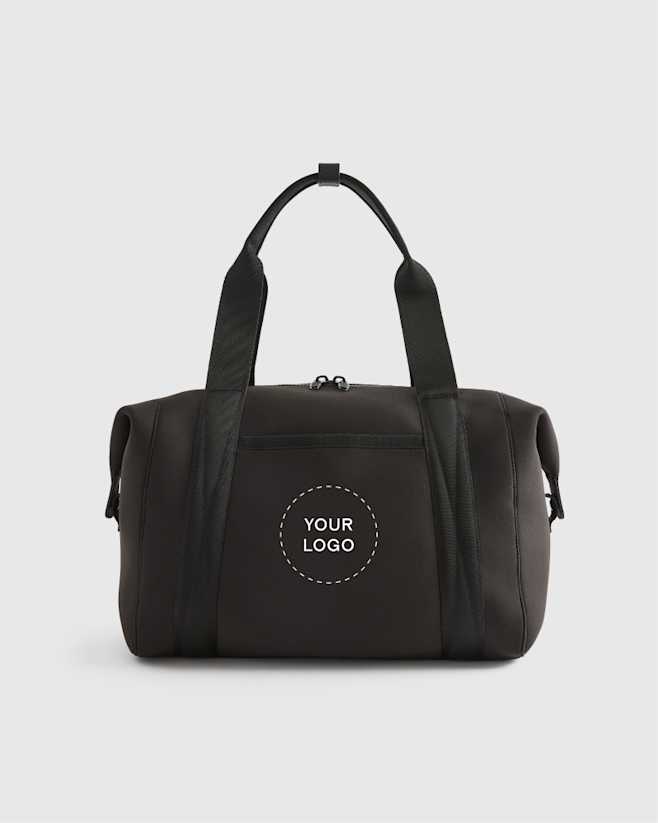 Black All-Day Neoprene Duffle Bag