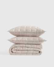 BAMBOO QUILT SET 177476 SAND