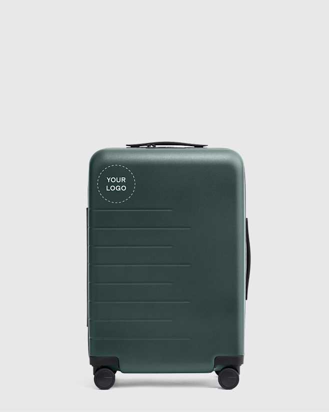 Dark Green Carry-On Hard Shell Suitcase - 21"