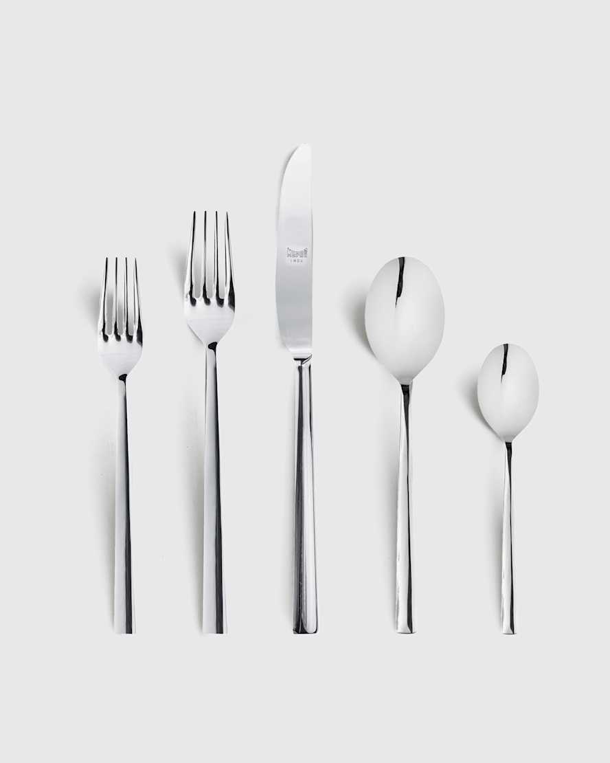 Polished Stainless Steel Atena Flatware 20-Pc Set