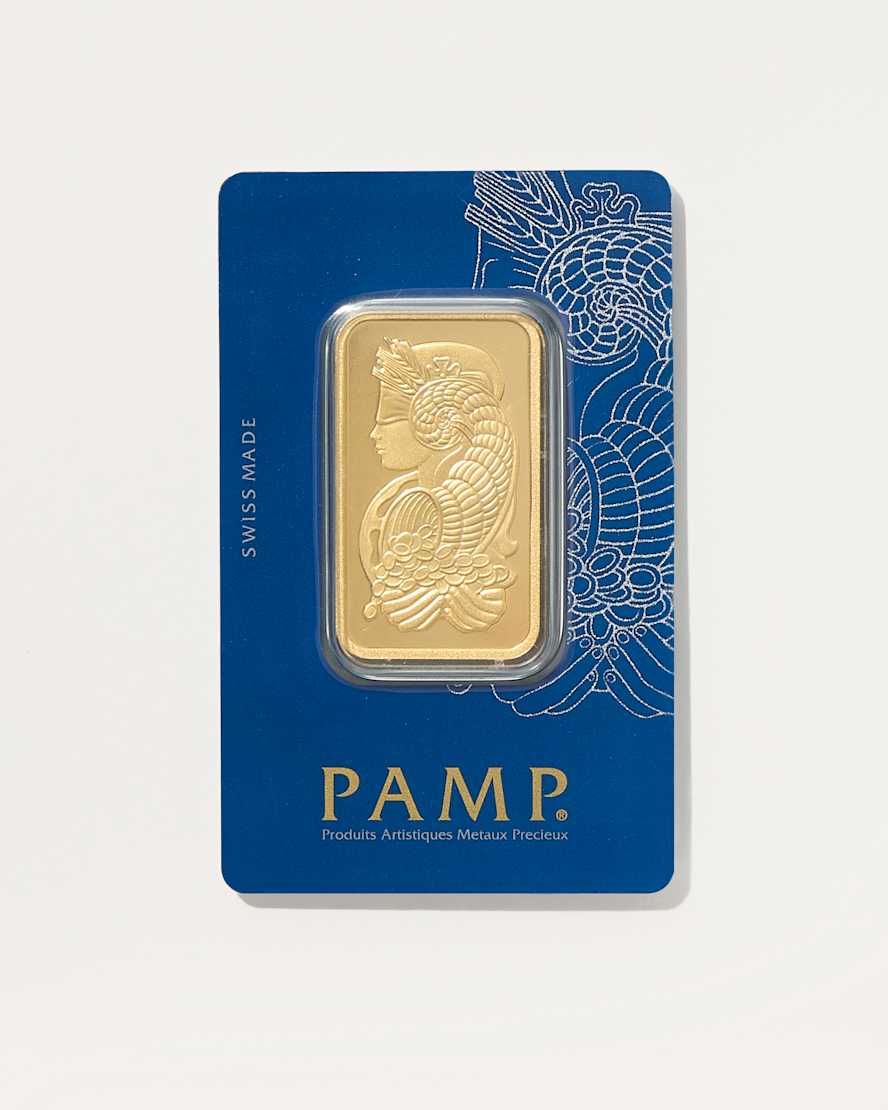 Gold 1 oz Gold Bar PAMP Lady Fortuna Veriscan (In Assay)